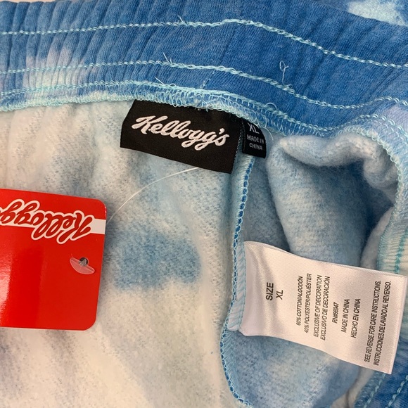 Pop Tarts Blue Tie Dye Sweatpants Womens X-Large - Picture 7 of 9